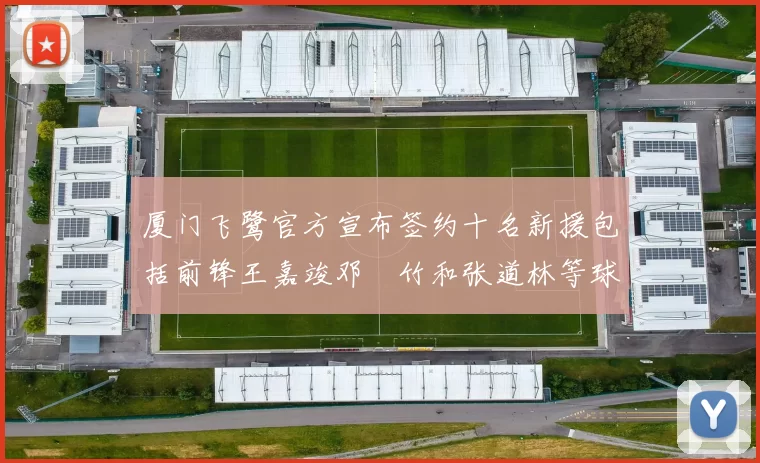 厦门飞鹭官方宣布签约十名新援包括前锋王嘉竣邓棽竹和张道林等球员